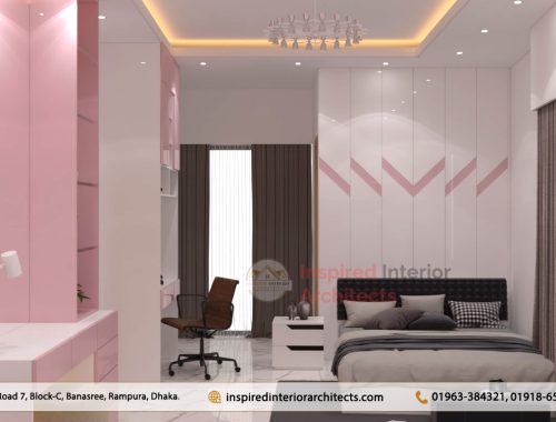 Interior design and decoration project.