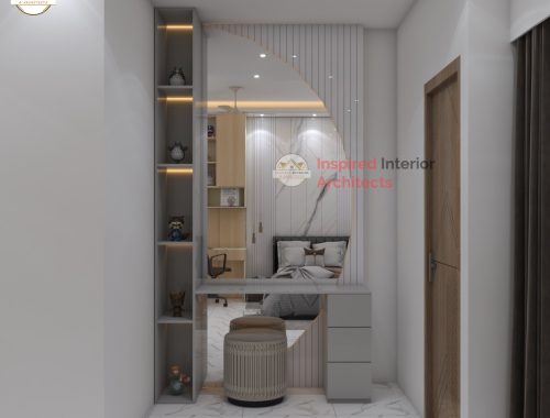 Dressing room interior design and decoration. inspired interior architects